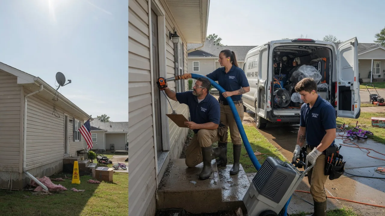 Ceiling Water Damage Restoration in Hudson, IA near me